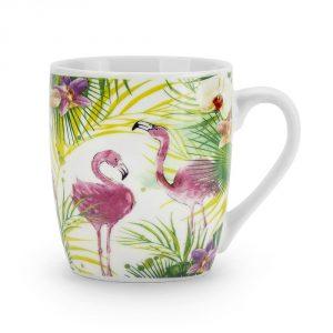 Kubek porcelanowy Flamingi