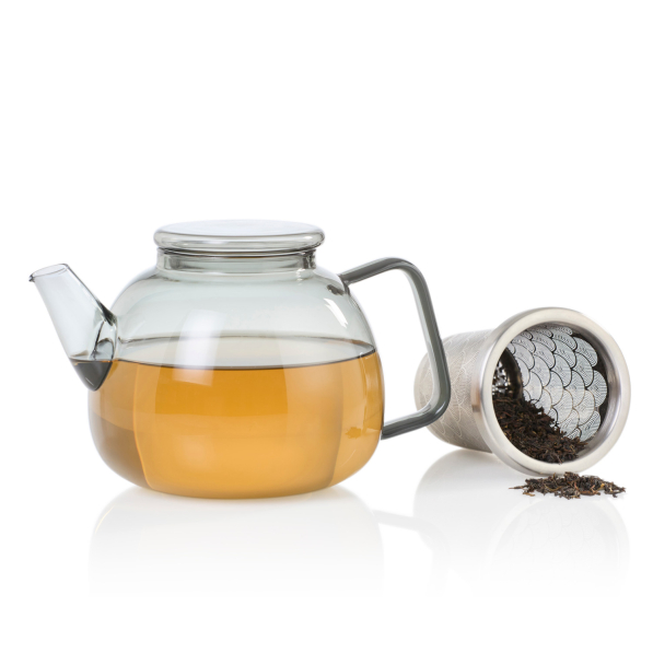 ADHOC Yuna 1,2 l - dzbanek do herbaty z zaparzaczem ze szkła borokrzemowego