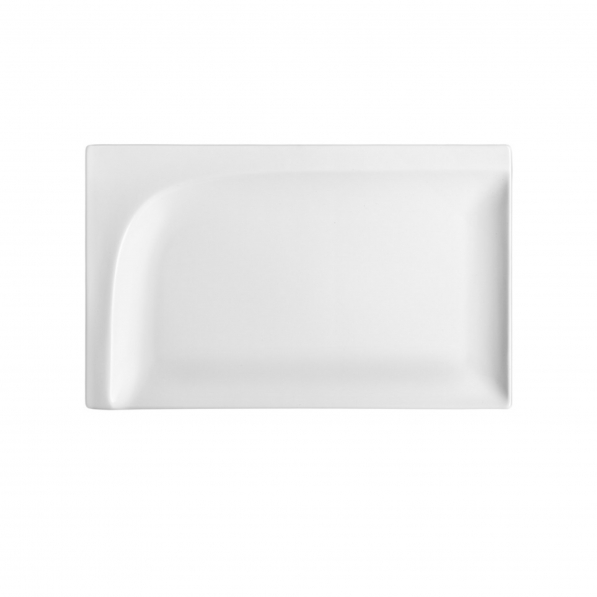 AMBITION Monaco 30,5 x 19 cm biały - półmisek porcelanowy