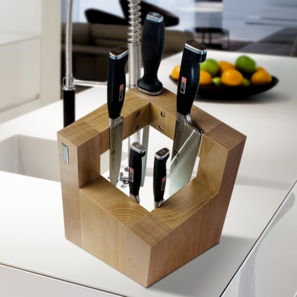 ARTELEGNO Pisa - stojak na noże drewniany magnetyczny