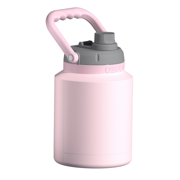 ASOBU Mini Jug Pink 0,975 l - butelka termiczna ze stali nierdzewnej ze słomką