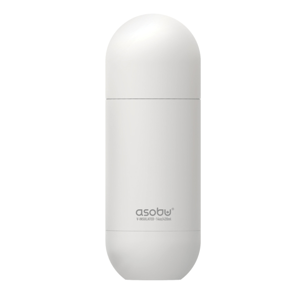 ASOBU ORB White 0,42 l - butelka termiczna ze stali nierdzewnej