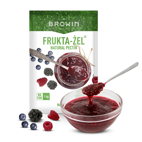 BROWIN Natural Pectin Frukta Żel 30 g - żel do dżemów i konfitur