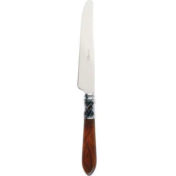 BUGATTI Aladdin 24,5 cm brązowy - nóż stołowy ze stali nierdzewnej