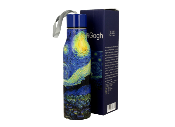 Butelka termiczna ze stali nierdzewnej DUO ART GALLERY STARRY NIGHT BY V. VAN GOGH 500 ml