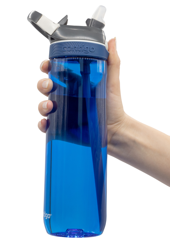 CONTIGO Ashland 0,7 l - butelka na wodę motywacyjna ze słomką