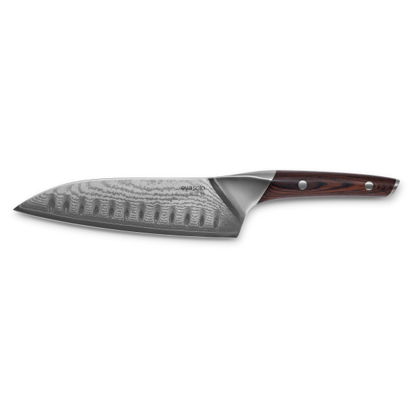 EVA SOLO Nordic Kitchen 18 cm - nóż japoński Santoku ze stali damasceńskiej