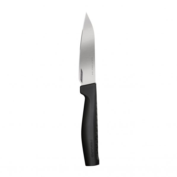 FISKARS Hard Edge 11 cm czarny - nóż do obierania warzyw i owoców ze stali nierdzewnej