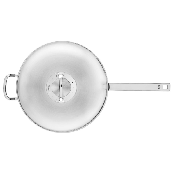 FISSLER Original Profi Collection 32 cm - patelnia / wok ze stali nierdzewnej z pokrywką