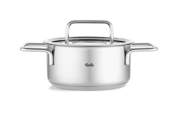 FISSLER Pure Collection 3,6 l - garnek ze stali nierdzewnej ze szklaną pokrywką