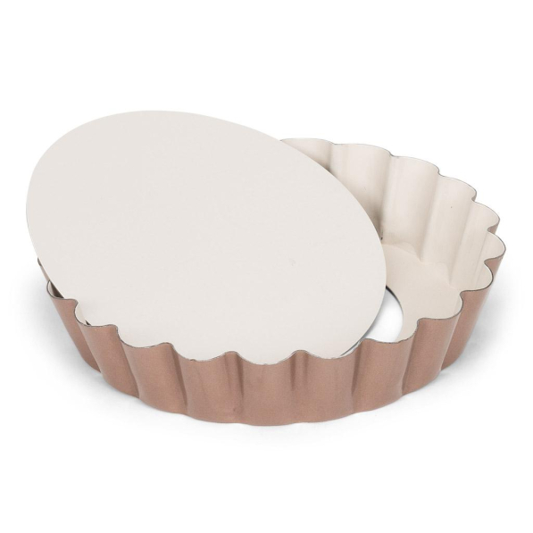 Foremka do tartaletek / Mini-tart stalowa z wyjmowanym dnem PATISSE CERAMIC 10 cm