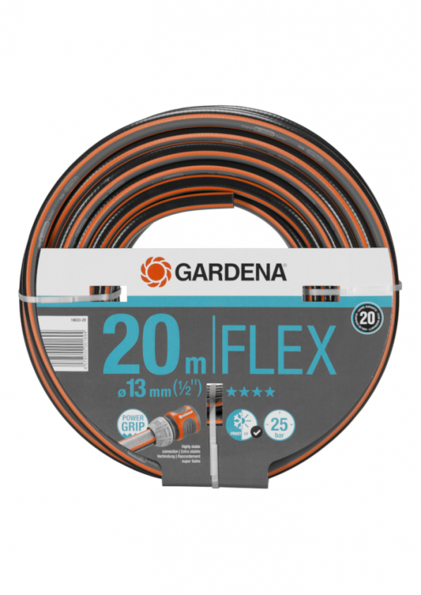 GARDENA Comfort Flex 20 m czarno-pomarańczowy - wąż ogrodowy 