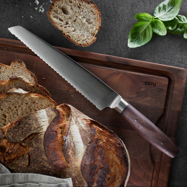 GEFU Enno 21 cm - nóż do krojenia chleba i pieczywa ze stali nierdzewnej