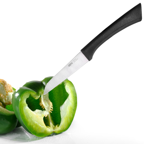 GEFU Senso 8 cm - nóż do warzyw i owoców ze stali nierdzewnej