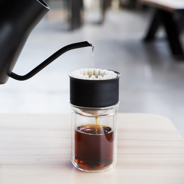 FELLOW Stagg X Pour-Over Set - dripper do kawy ze szklanką i filtrami