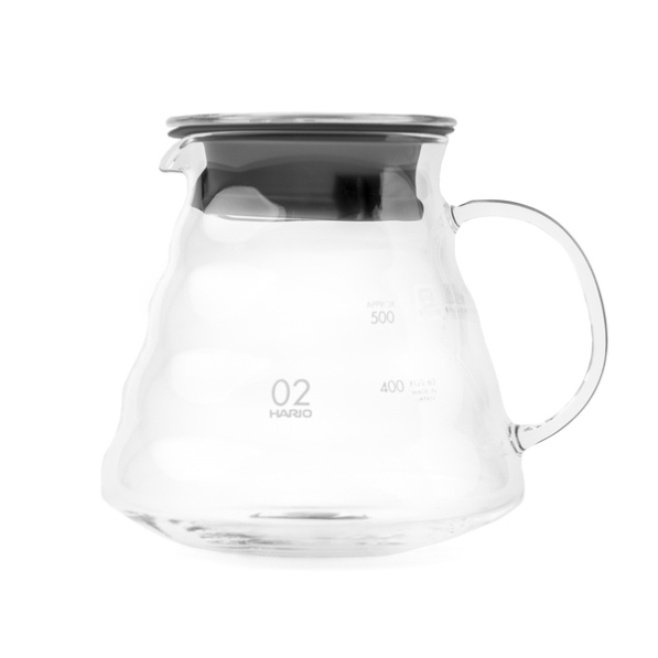 HARIO Range Server V60-02 0,6 l - dzbanek do kawy i herbaty szklany