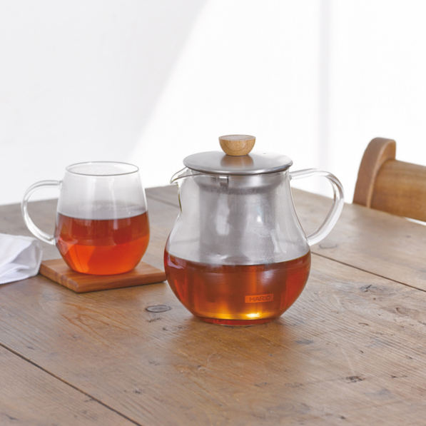 HARIO Tea Pitcher 0,45 l - dzbanek do herbaty szklany z zaparzaczem