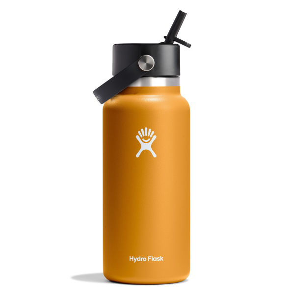 HYDRO FLASK Wide Mouth Flex Straw Cap 0,946 l - butelka termiczna ze stali nierdzewnej