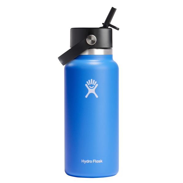 HYDRO FLASK Wide Mouth Flex Straw Cap 0,946 l - butelka termiczna ze stali nierdzewnej