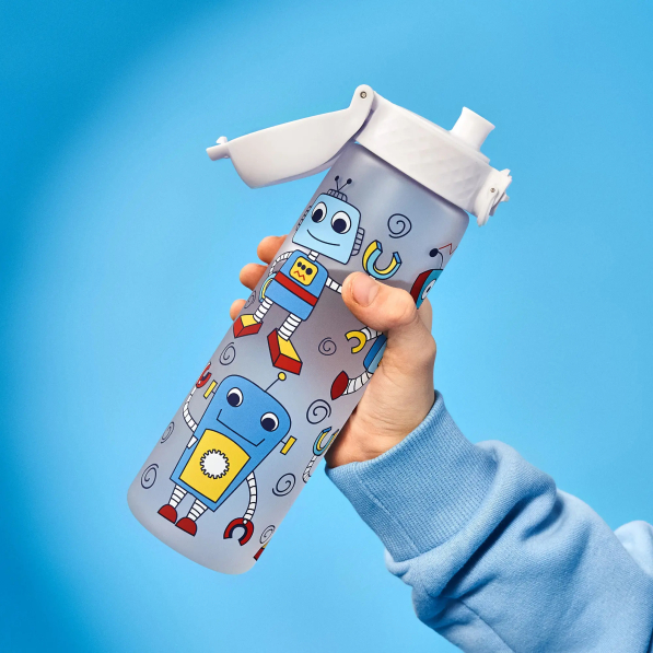ION8 Recyclon Robots 0,5 l - butelka / bidon dla dzieci na wodę i napoje