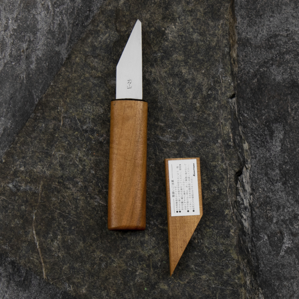KANETSUNE SEKI Rikizan Kiridashi 4 cm - japoński nóż survivalowy ze stali wysokowęglowej