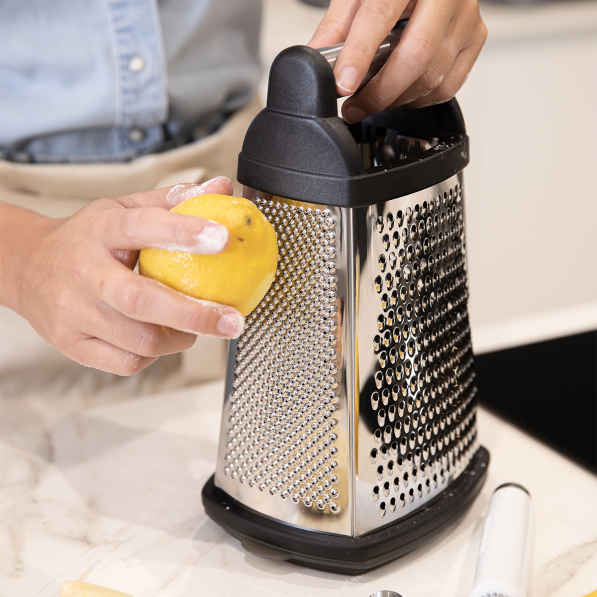 KITCHENAID Box Grater - tarka wielofunkcyjna ze stali nierdzewnej z pojemnikiem