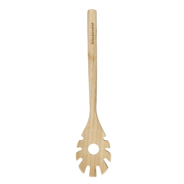 KITCHENAID Classic Bamboo 32,5 cm - łyżka do makaronu / spaghetti bambusowa