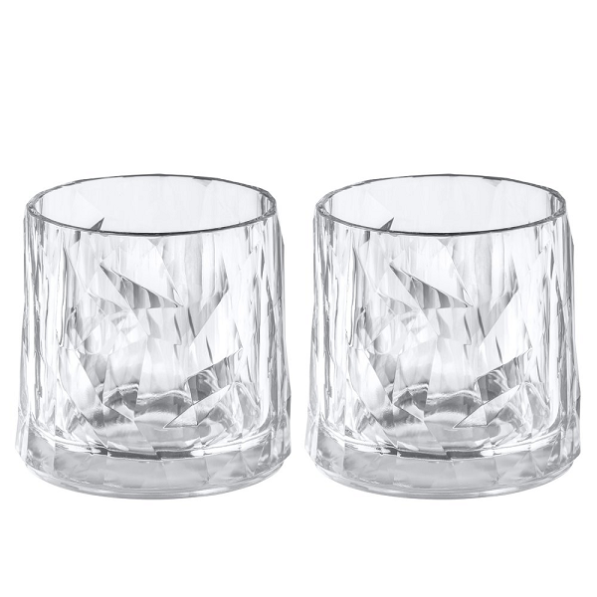 KOZIOL Club 250 cm 2 szt. - plastikowe szklanki do whisky