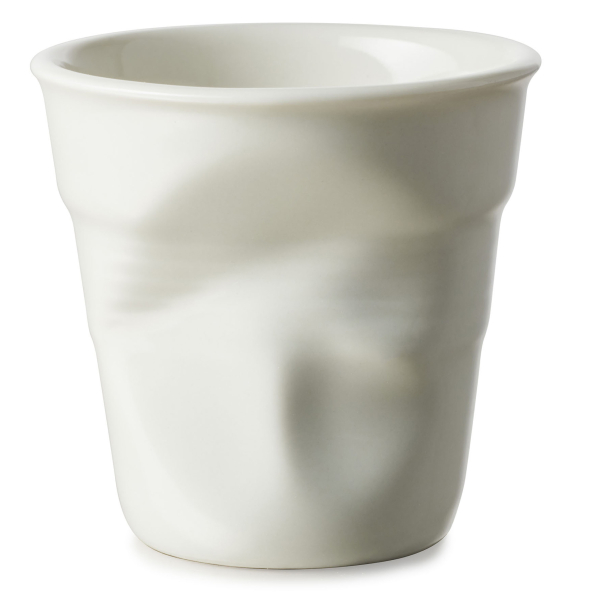 REVOL Froisses Shell white 180 ml - kubek porcelanowy