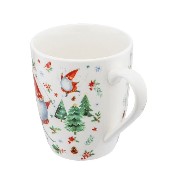 Kubek świąteczny porcelanowy CHRISTMAS ELVES 400 ml