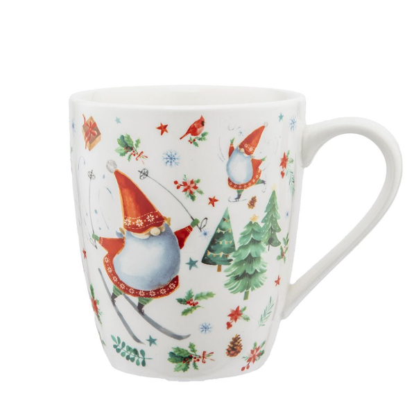 Kubek świąteczny porcelanowy CHRISTMAS ELVES 400 ml