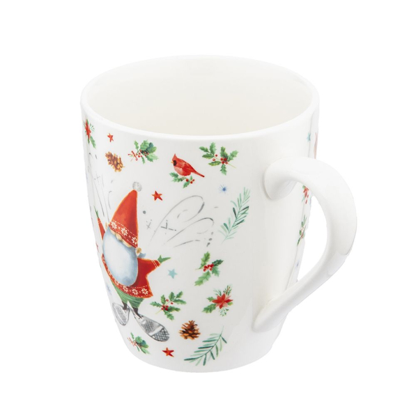 Kubek świąteczny porcelanowy CHRISTMAS ELVES 400 ml