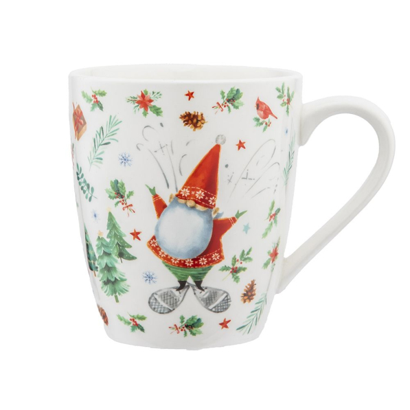 Kubek świąteczny porcelanowy CHRISTMAS ELVES 400 ml