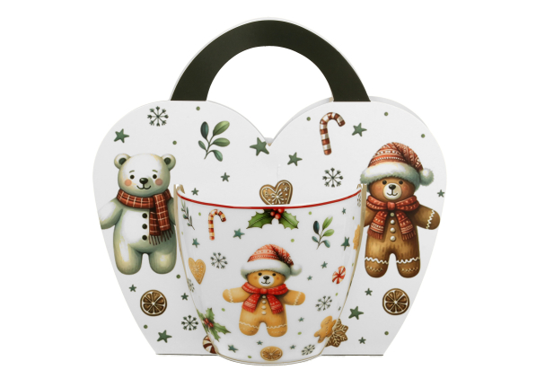 Kubek świąteczny porcelanowy DUO CHRISTMAS CUTIES 460 ml