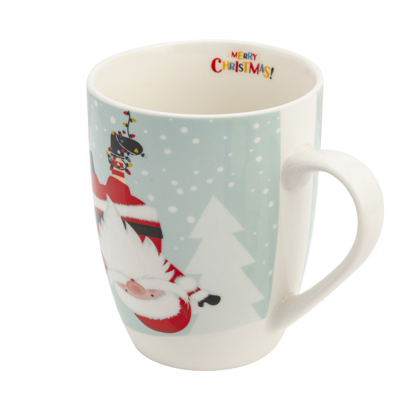 Kubek świąteczny porcelanowy MERRY CHRISTMAS 340 ml