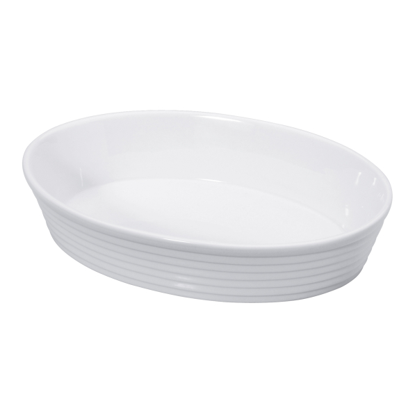 KUCHENPROFI Burgund 30 x 20 cm - naczynie żaroodporne do zapiekania porcelanowe