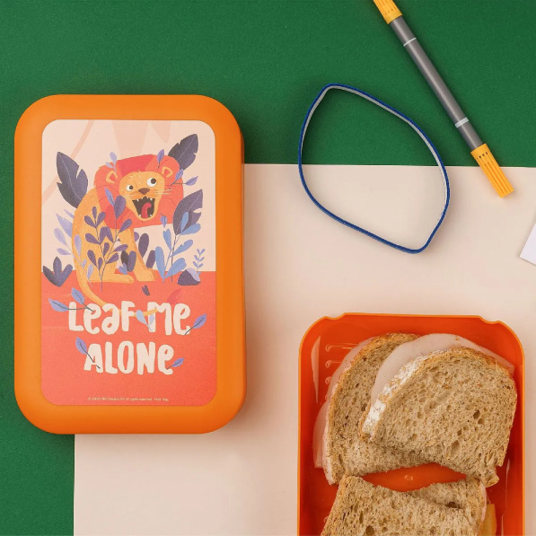 Lunch box / Śniadaniówka dla dzieci AMUSE TROPIAL TEENS LEAF ME ALONE