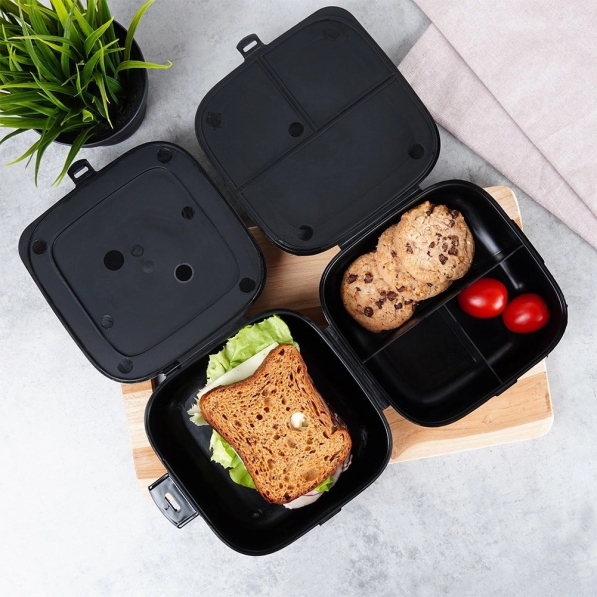 Lunch box / Śniadaniówka dwukomorowa z przegródkami 1,4 l