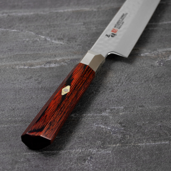 MCUSTA Supreme Hammered 27 cm - nóż japoński Sujihiki ze stali damasceńskiej