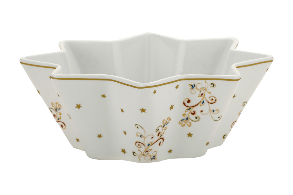 Miska / Salaterka porcelanowa świąteczna MAGNOBLE DZIADKI DO ORZECHÓW 20 cm