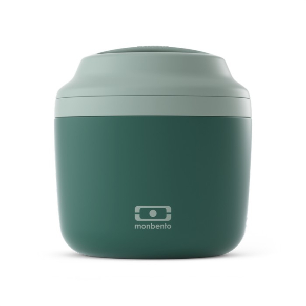 MONBENTO Element Green Bi-Color 0,55 l - termos obiadowy ze stali nierdzewnej