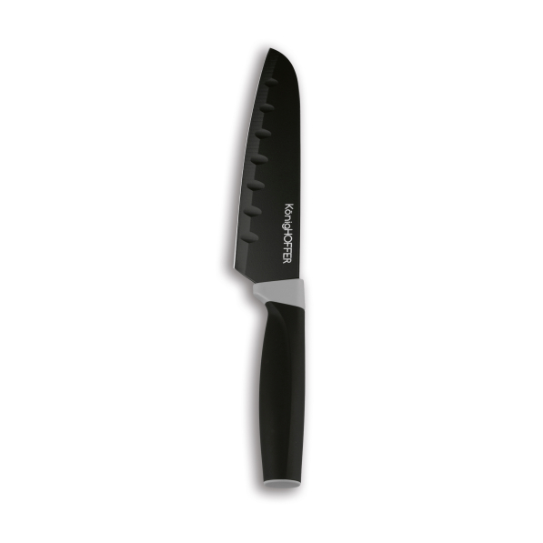 Nóż Santoku ze stali nierdzewnej KONIGHOFFER CORVOS 14 cm