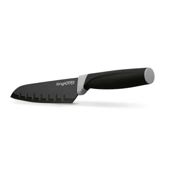 Nóż Santoku ze stali nierdzewnej KONIGHOFFER CORVOS 14 cm