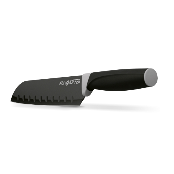 Nóż Santoku ze stali nierdzewnej KONIGHOFFER CORVOS 17,5 cm