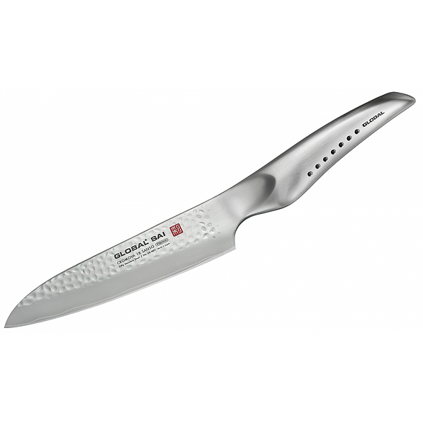 GLOBAL SAI-M01 14 cm - japoński nóż szefa kuchni ze stali nierdzewnej