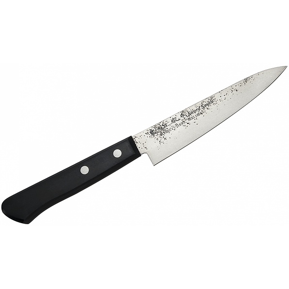 SATAKE Nashiji Black 12 cm - japoński nóż kuchenny ze stali węglowej