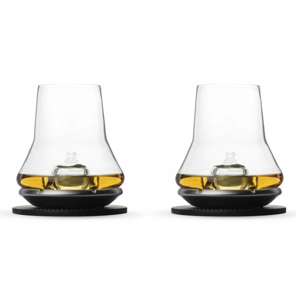 PEUGEOT Atmosphere 380 ml 2 szt. - szklanki do whisky szklane z podstawkami chłodzącymi