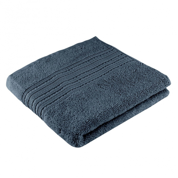 Ręcznik łazienkowy bawełniany MISS LUCY MARCO GRAFITOWY 70 x 140 cm
