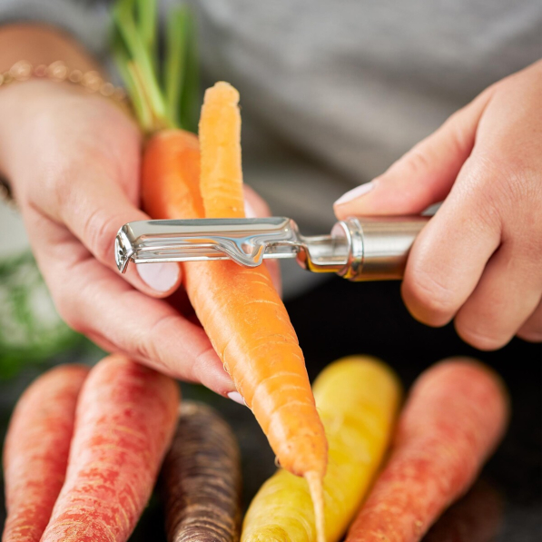 ROESLE Rundgriff 19 cm - obieraczka do warzyw i owoców obrotowa pionowa dla leworęcznych