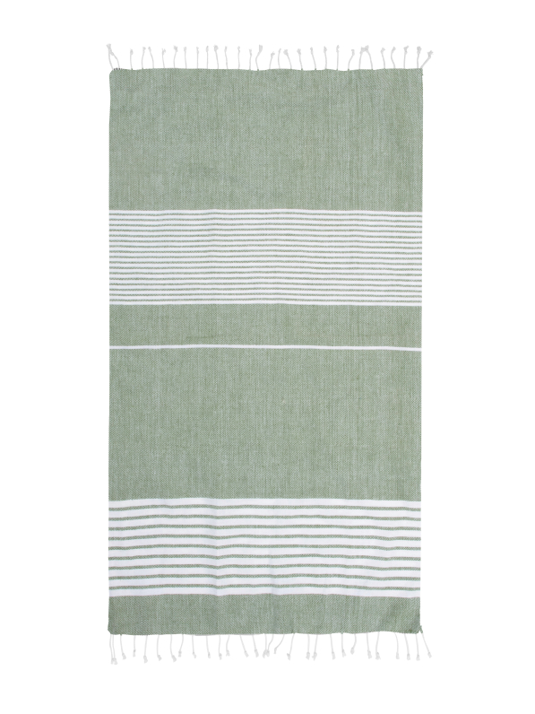 SAGAFORM Outdoor Ella Hamam 250 x 145 cm - ręcznik plażowy szybkoschnący z bawełny organicznej